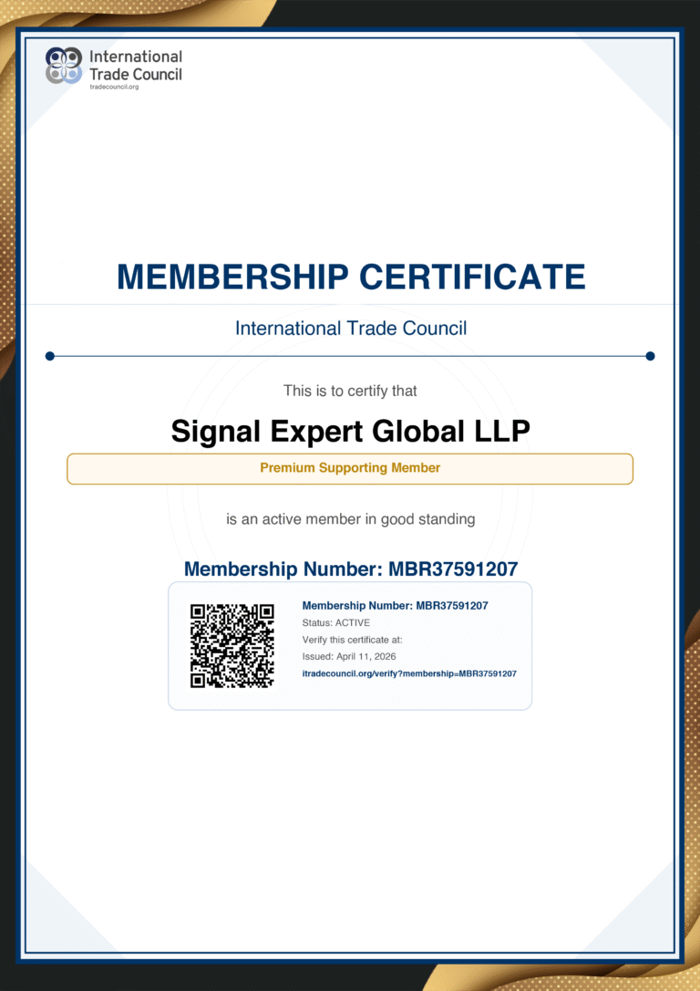ITC SEG LLP Certificate 2026